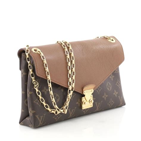 louis vuitton brown bag with gold chain|louis vuitton chain wallet crossbody.